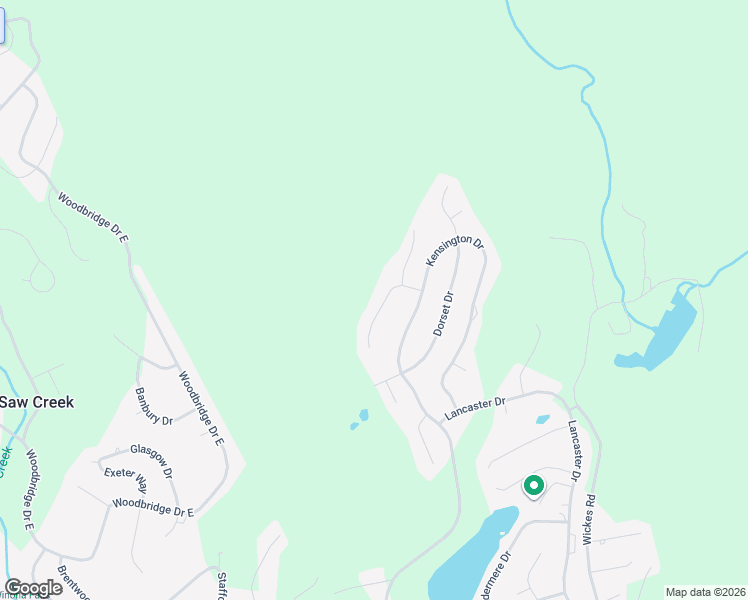 map of restaurants, bars, coffee shops, grocery stores, and more near 338 Wickes Road in Bushkill