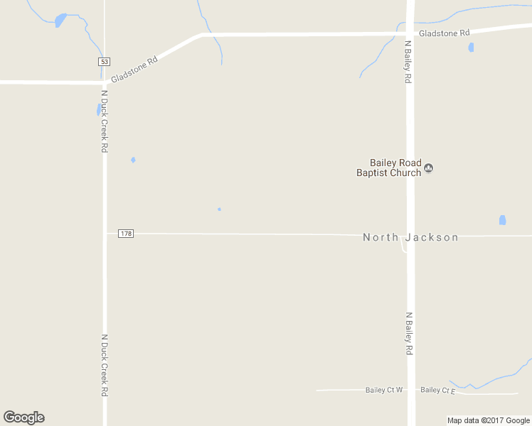 map of restaurants, bars, coffee shops, grocery stores, and more near 12974 Silica Road in North Jackson