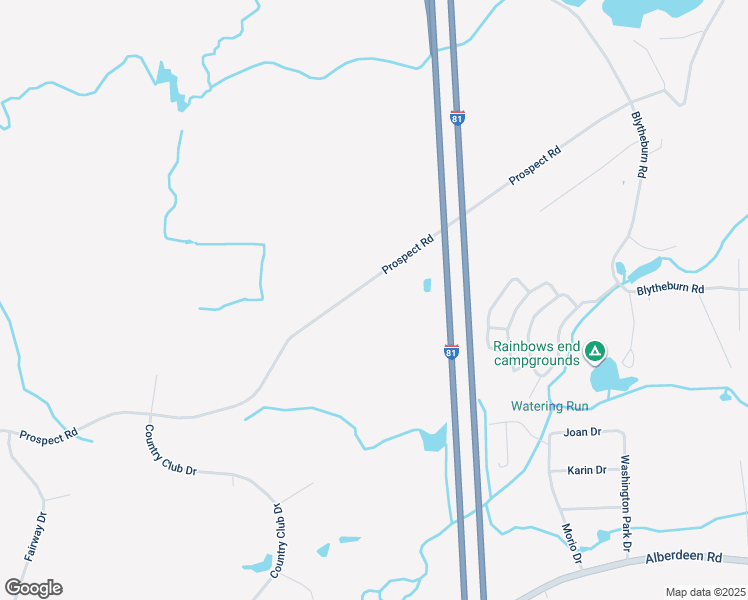 map of restaurants, bars, coffee shops, grocery stores, and more near North Prospect Street in Mountain Top