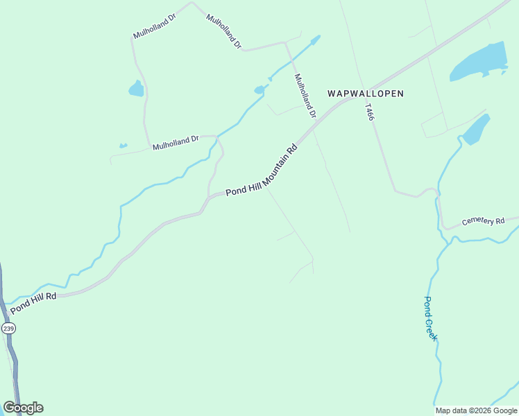 map of restaurants, bars, coffee shops, grocery stores, and more near 195 Pond Hill Mountain Road in Wapwallopen