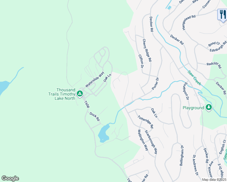 map of restaurants, bars, coffee shops, grocery stores, and more near 2003 Scarborough Way in East Stroudsburg