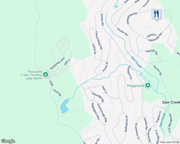 map of restaurants, bars, coffee shops, grocery stores, and more near 3216 Carlisle Court in Saw Creek