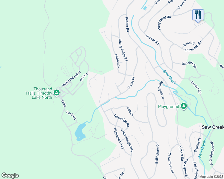 map of restaurants, bars, coffee shops, grocery stores, and more near 3216 Carlisle Court in Saw Creek