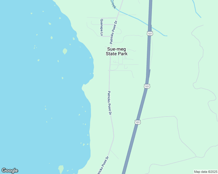 map of restaurants, bars, coffee shops, grocery stores, and more near 3289 Patricks Point Drive in Trinidad