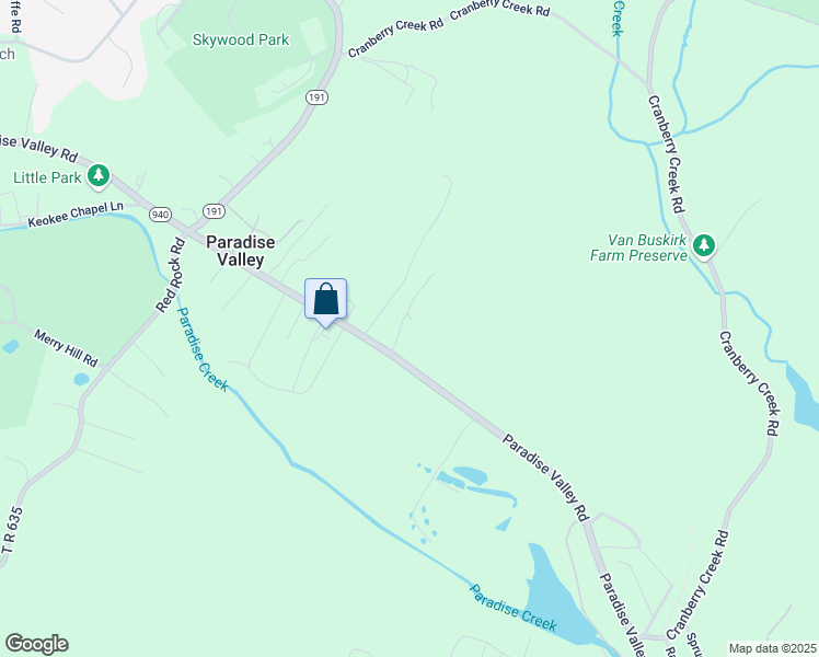 map of restaurants, bars, coffee shops, grocery stores, and more near 120 Crows Nest Lane in Cresco