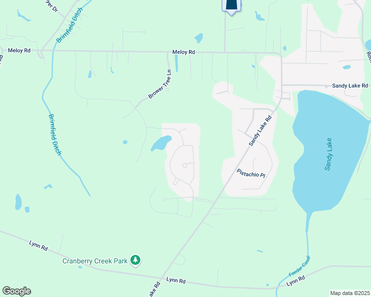 map of restaurants, bars, coffee shops, grocery stores, and more near 4778 Briar Hill Drive in Ravenna