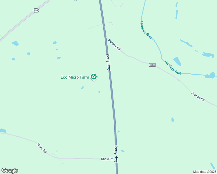 map of restaurants, bars, coffee shops, grocery stores, and more near 1926-2026 Perry Highway in Volant