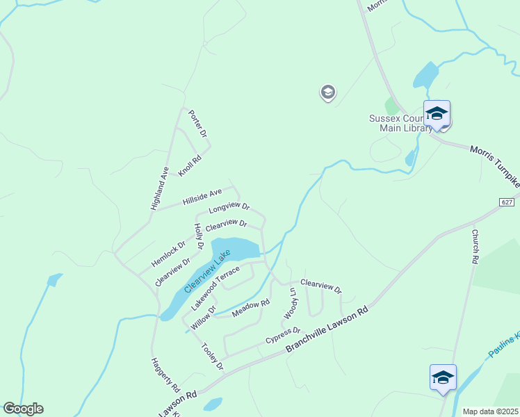 map of restaurants, bars, coffee shops, grocery stores, and more near 540 Clearview Drive in Newton