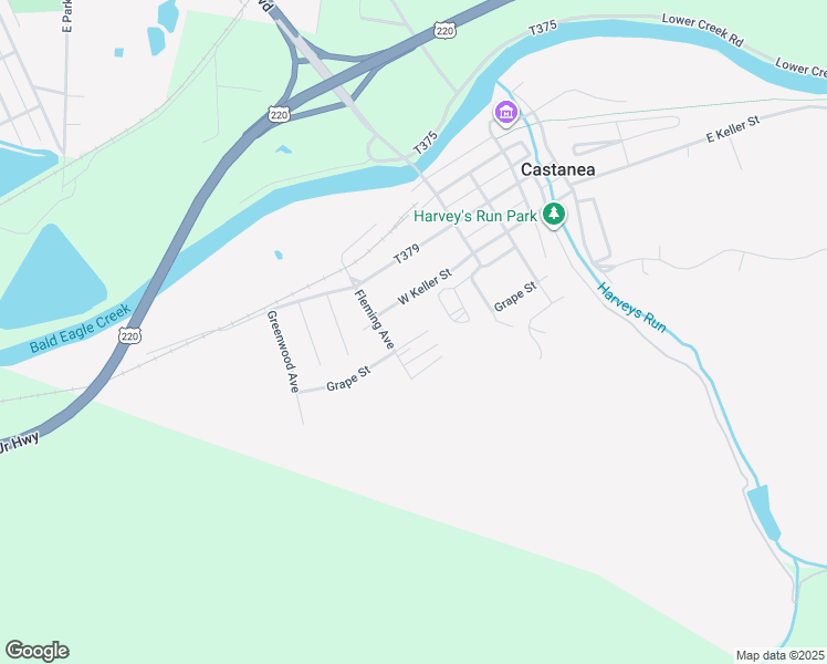 map of restaurants, bars, coffee shops, grocery stores, and more near 338 Grape Street in Lock Haven