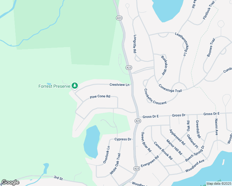 map of restaurants, bars, coffee shops, grocery stores, and more near 12 Pine Cone Road in Pocono Pines