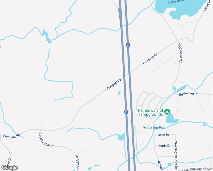 map of restaurants, bars, coffee shops, grocery stores, and more near North Prospect Street in Mountain Top