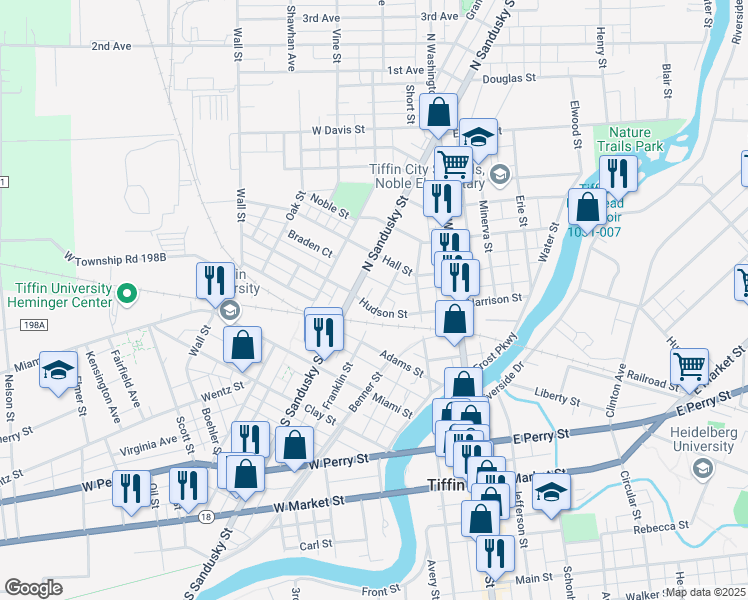 211 Franklin Street, Tiffin OH - Walk Score