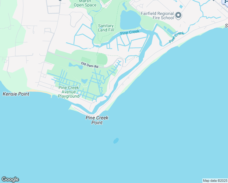 map of restaurants, bars, coffee shops, grocery stores, and more near 1960 Fairfield Beach Road in Fairfield