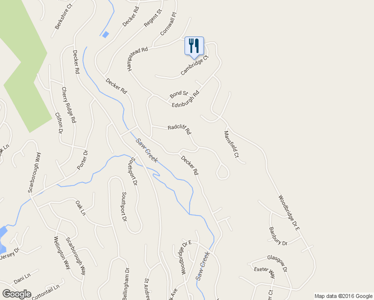 map of restaurants, bars, coffee shops, grocery stores, and more near Dundee Road in Pike County