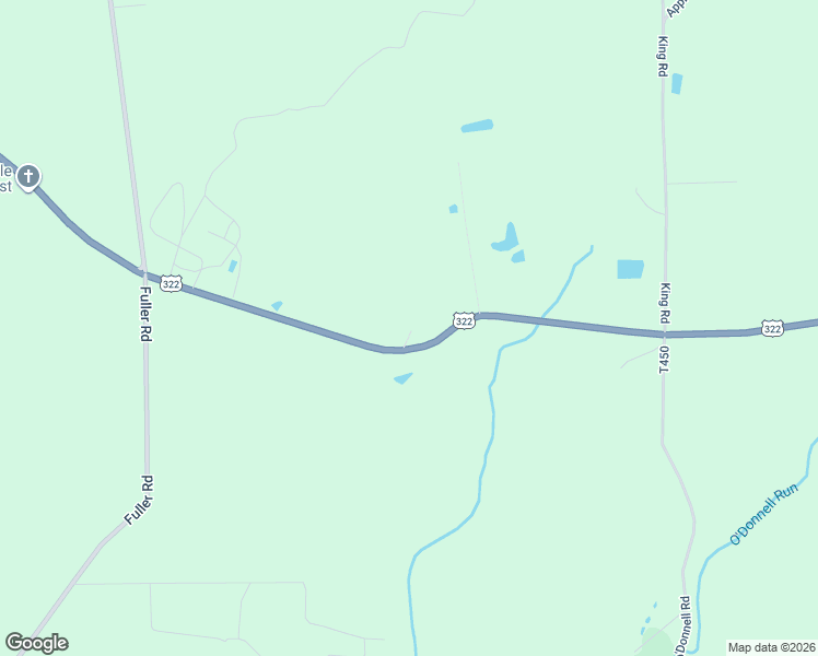 map of restaurants, bars, coffee shops, grocery stores, and more near 12696 U.S. 322 in Brookville