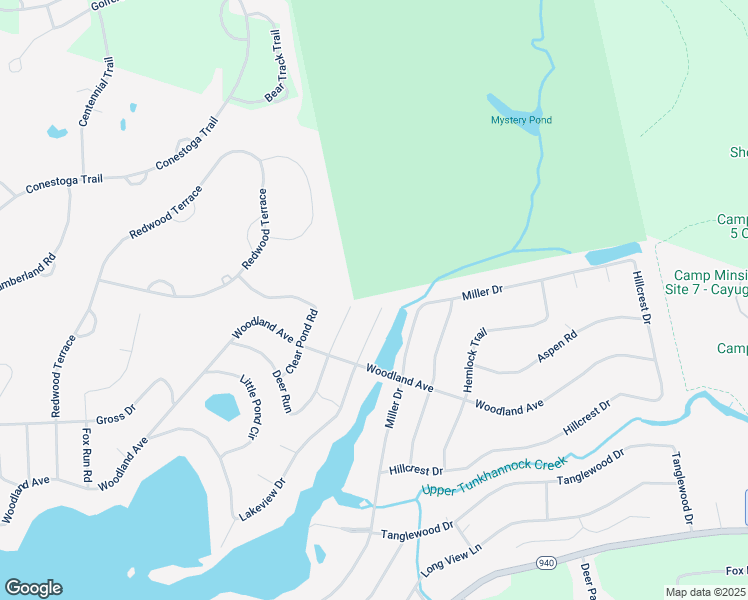 map of restaurants, bars, coffee shops, grocery stores, and more near 6297 Lakeview Drive in Pocono Pines