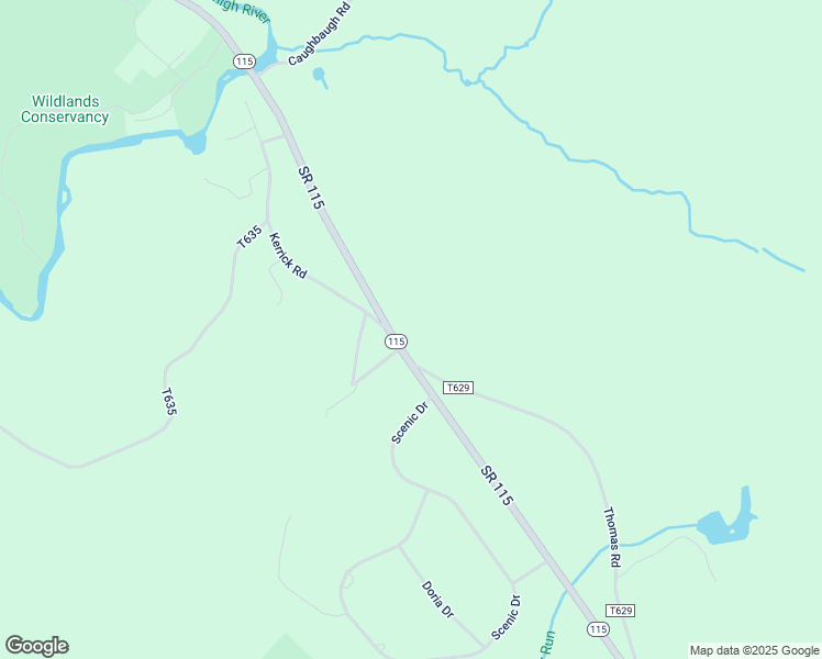 map of restaurants, bars, coffee shops, grocery stores, and more near 6198 Pennsylvania 115 in Blakeslee