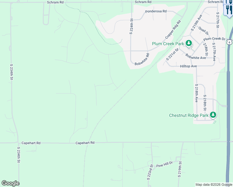 map of restaurants, bars, coffee shops, grocery stores, and more near 22603 Crestline Circle in Gretna