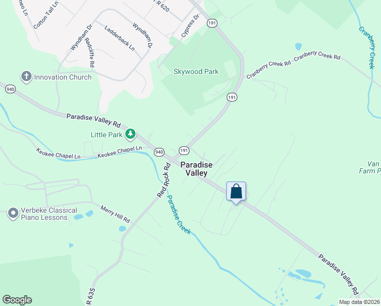map of restaurants, bars, coffee shops, grocery stores, and more near 5854 Paradise Valley Road in Cresco