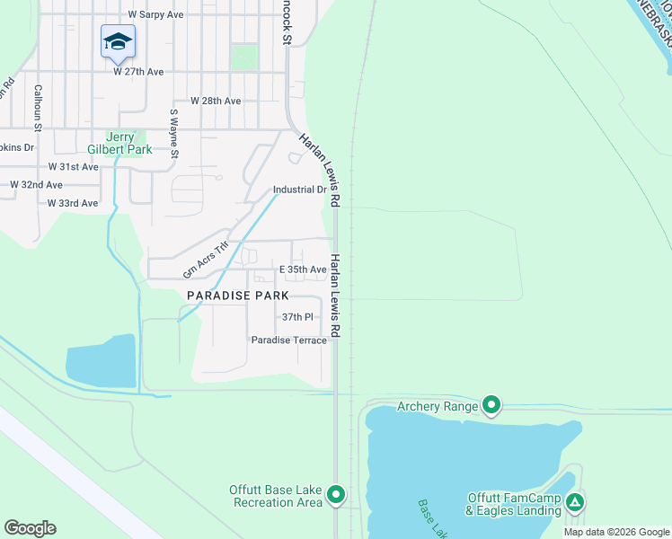 map of restaurants, bars, coffee shops, grocery stores, and more near 3500 Harlan Lewis Road in Bellevue