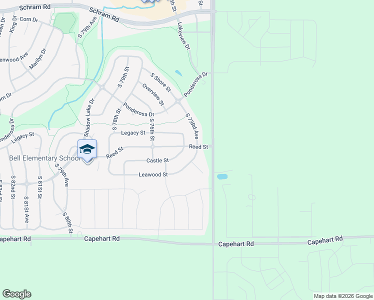 map of restaurants, bars, coffee shops, grocery stores, and more near 12394 South 73Rd Avenue in Papillion