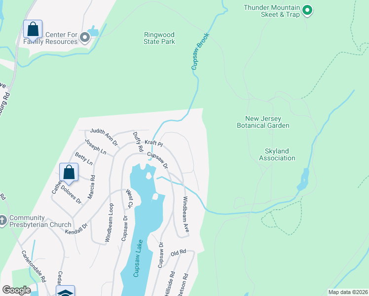 map of restaurants, bars, coffee shops, grocery stores, and more near 32 Walker Drive in Ringwood