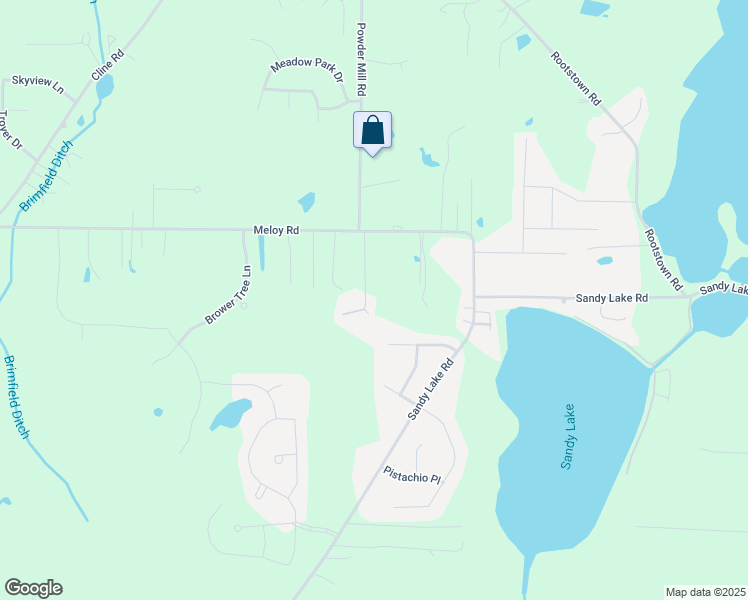map of restaurants, bars, coffee shops, grocery stores, and more near 2446 Meloy Road in Kent