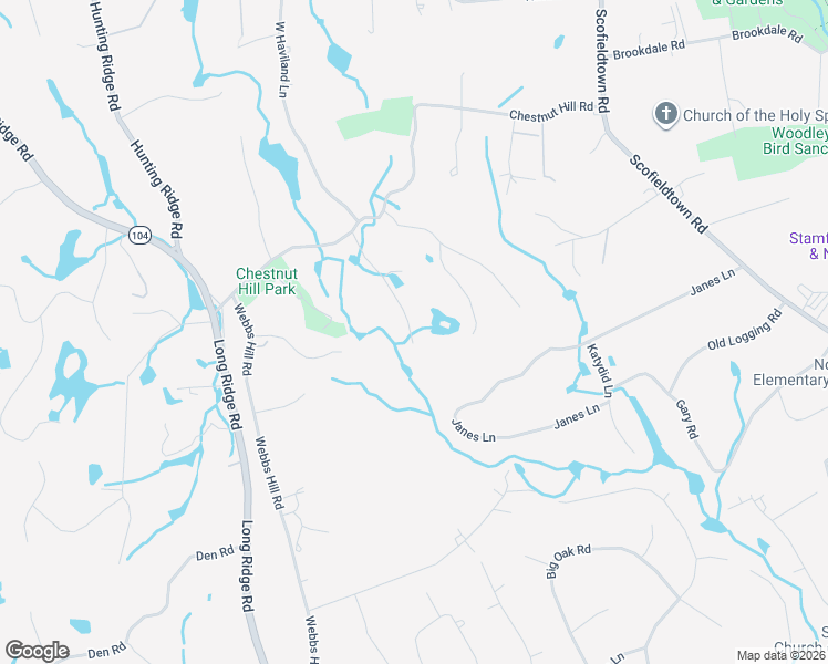 map of restaurants, bars, coffee shops, grocery stores, and more near 106 Jordan Lane in Stamford