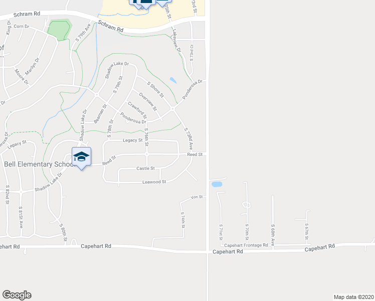 map of restaurants, bars, coffee shops, grocery stores, and more near 12394 South 73Rd Avenue in Papillion