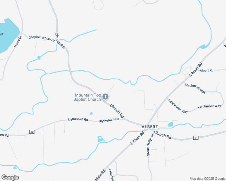 map of restaurants, bars, coffee shops, grocery stores, and more near 107 Lines Lane in Mountain Top