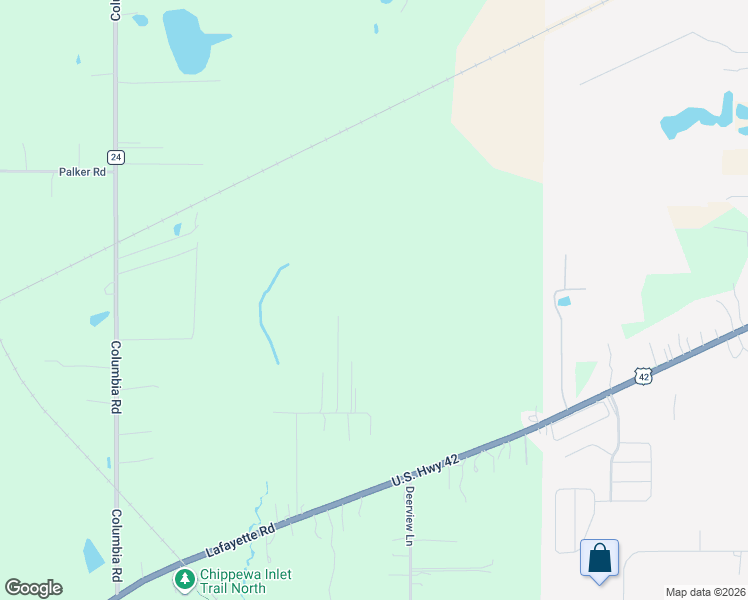 map of restaurants, bars, coffee shops, grocery stores, and more near 5714 Lafayette Road in Medina