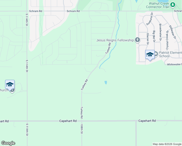 map of restaurants, bars, coffee shops, grocery stores, and more near 12413 Turkey Road in Papillion