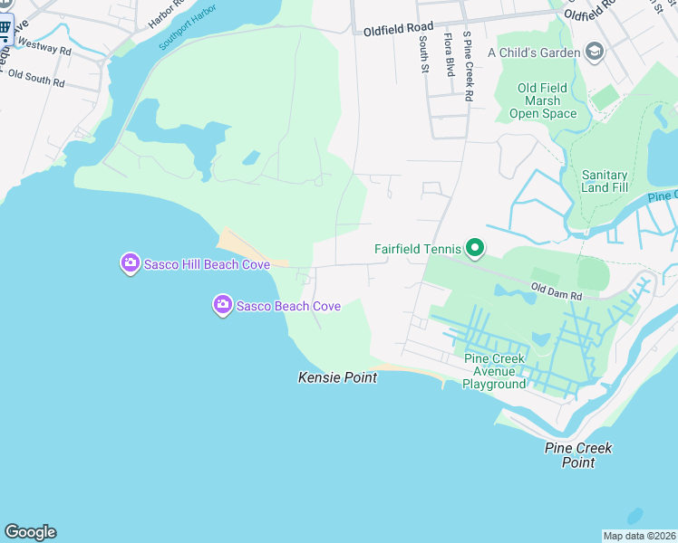 map of restaurants, bars, coffee shops, grocery stores, and more near 1155 Sasco Hill Road in Fairfield