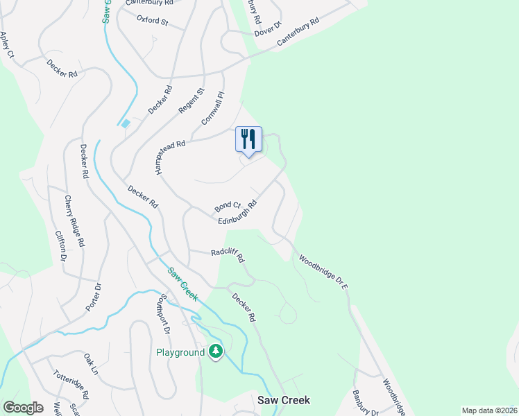 map of restaurants, bars, coffee shops, grocery stores, and more near 122 Oakgrove Drive in East Stroudsburg