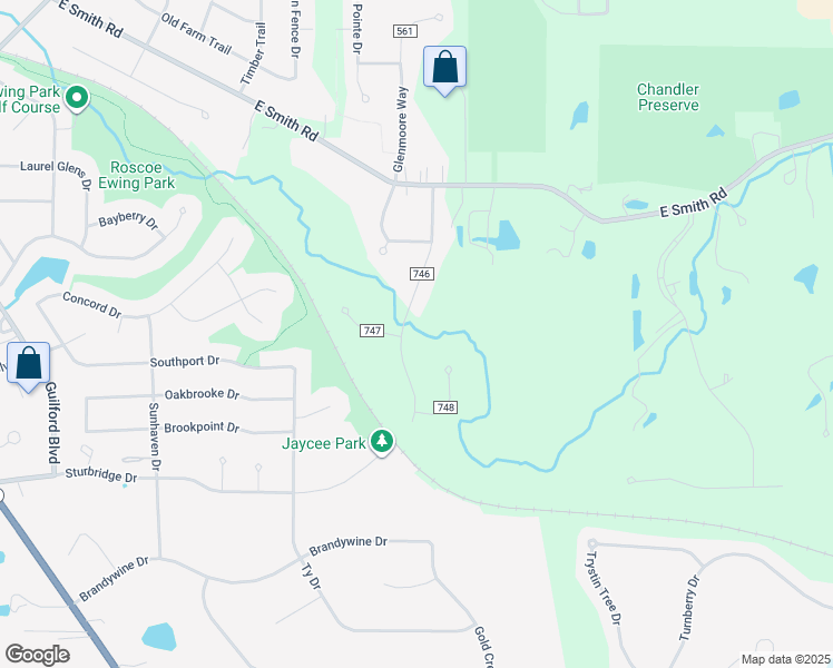 map of restaurants, bars, coffee shops, grocery stores, and more near 5523 Brook Run Drive in Medina
