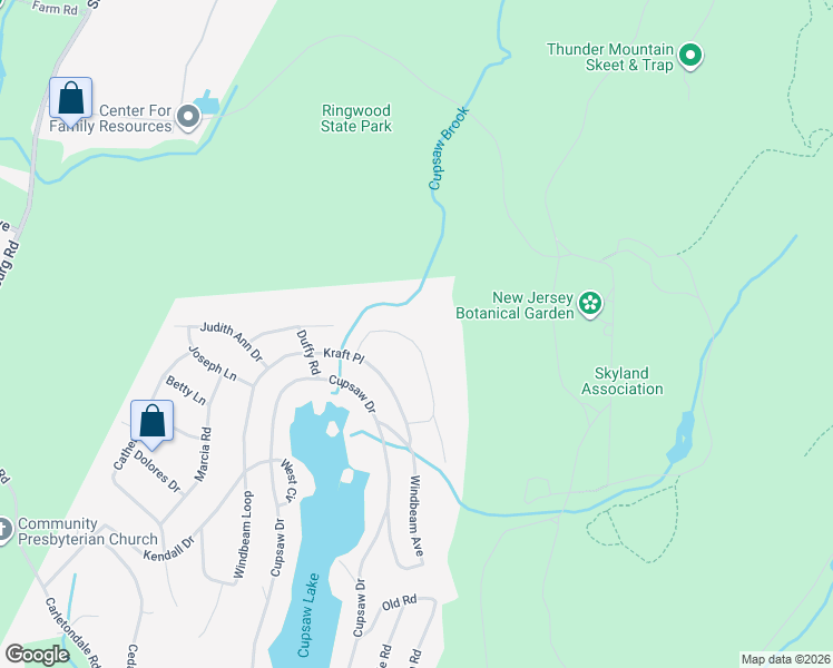 map of restaurants, bars, coffee shops, grocery stores, and more near 32 Walker Drive in Ringwood