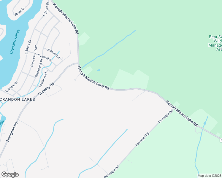 map of restaurants, bars, coffee shops, grocery stores, and more near 90 Kemah Mecca Lake Road in Newton