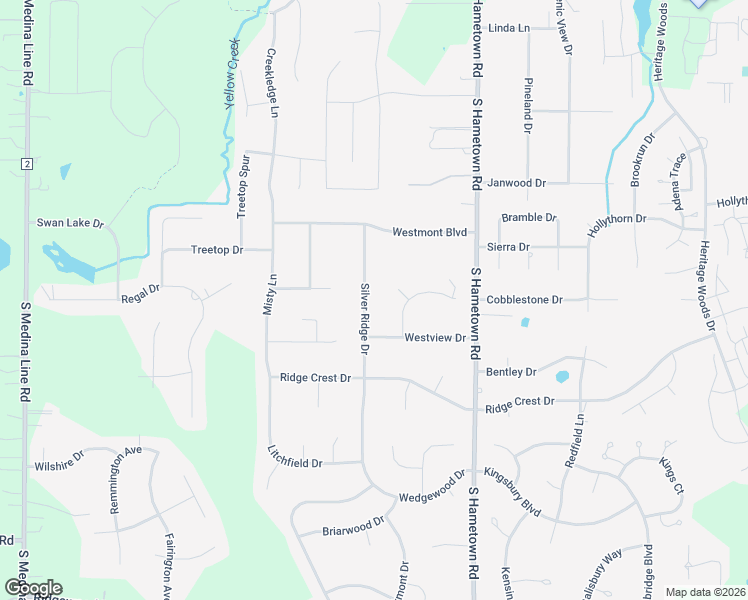 map of restaurants, bars, coffee shops, grocery stores, and more near 387 Silver Ridge Drive in Akron
