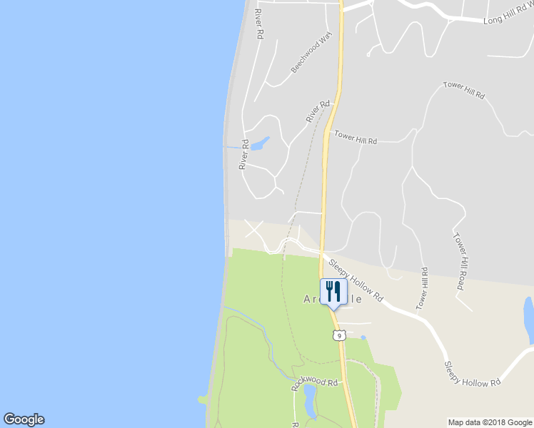 map of restaurants, bars, coffee shops, grocery stores, and more near 11 Country Club Lane North in Briarcliff Manor