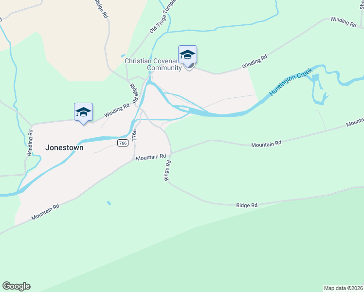 map of restaurants, bars, coffee shops, grocery stores, and more near 736 Ridge Road in Shickshinny