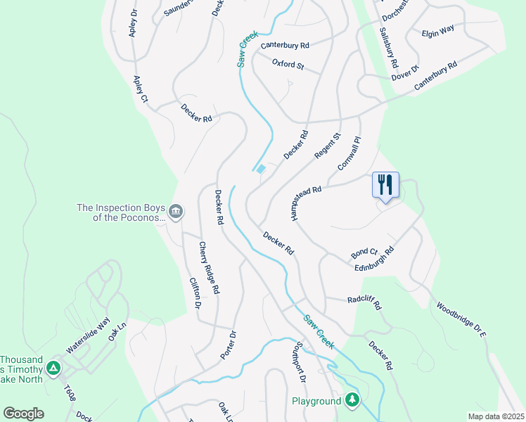 map of restaurants, bars, coffee shops, grocery stores, and more near 779 Regent Street in Pike County