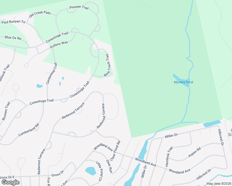 map of restaurants, bars, coffee shops, grocery stores, and more near Red Spruce Rd in Pocono Pines