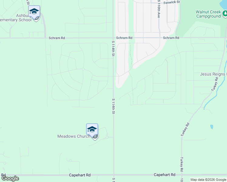 map of restaurants, bars, coffee shops, grocery stores, and more near 12385 South 114th Street in Papillion