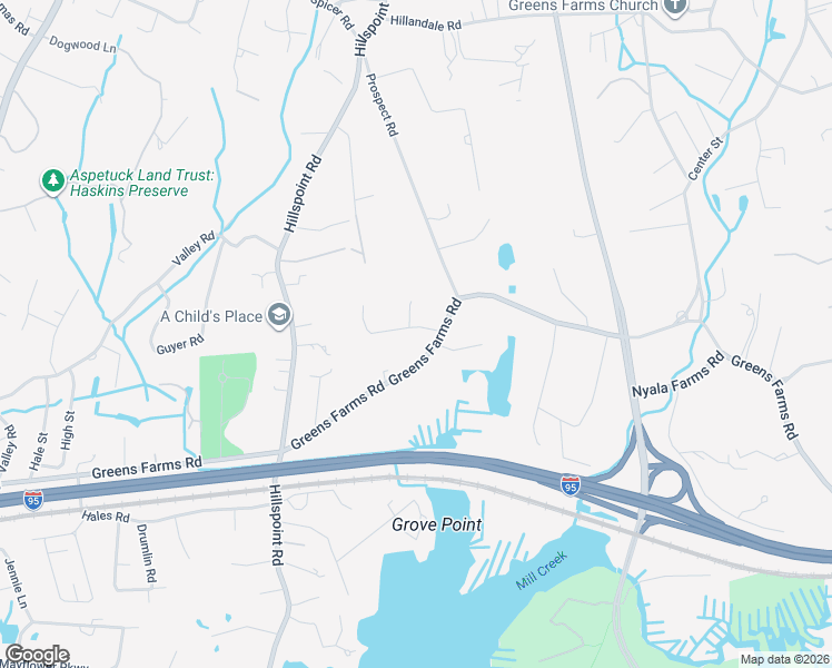 map of restaurants, bars, coffee shops, grocery stores, and more near 11 Edgemarth Hill Road in Westport