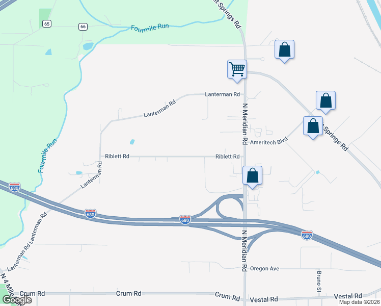 map of restaurants, bars, coffee shops, grocery stores, and more near 3738 Riblett Road in Youngstown