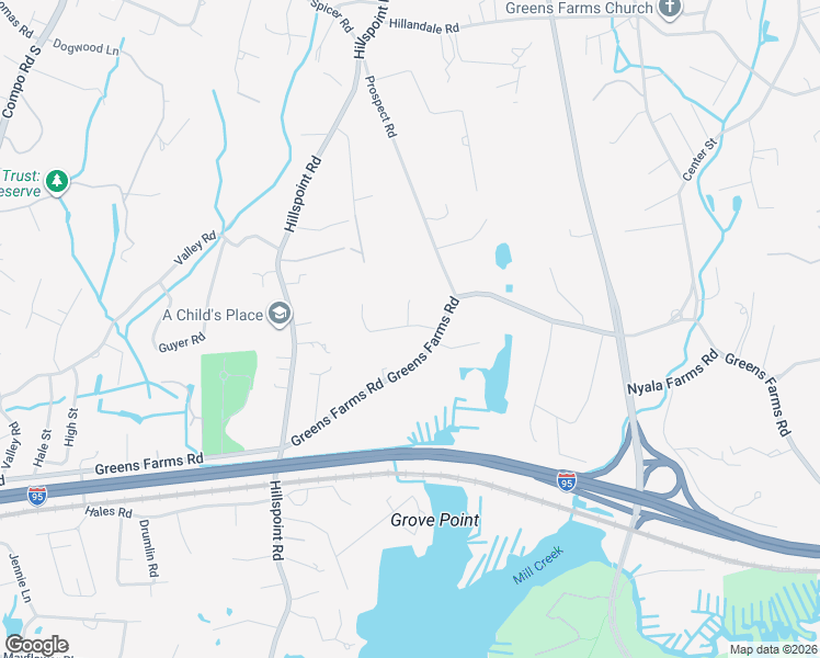 map of restaurants, bars, coffee shops, grocery stores, and more near 11 Edgemarth Hill Road in Westport