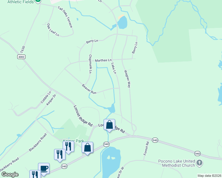 map of restaurants, bars, coffee shops, grocery stores, and more near 1028-1034 Beaver Run in Monroe