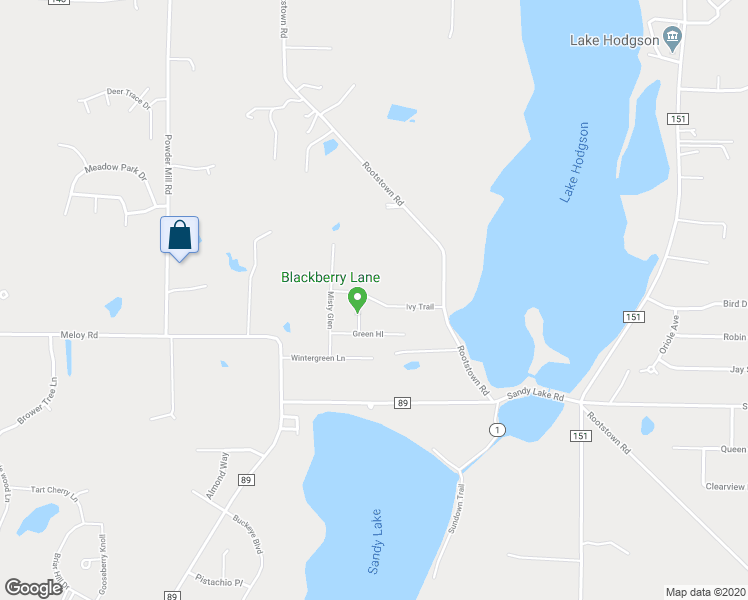 map of restaurants, bars, coffee shops, grocery stores, and more near 2674 Ivy Trail in Ravenna