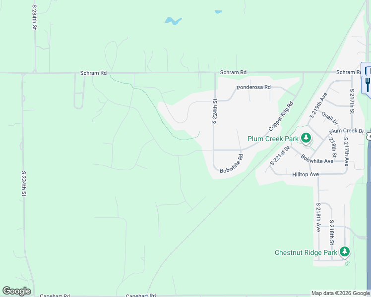 map of restaurants, bars, coffee shops, grocery stores, and more near 22331 Copper Ridge Road in Gretna