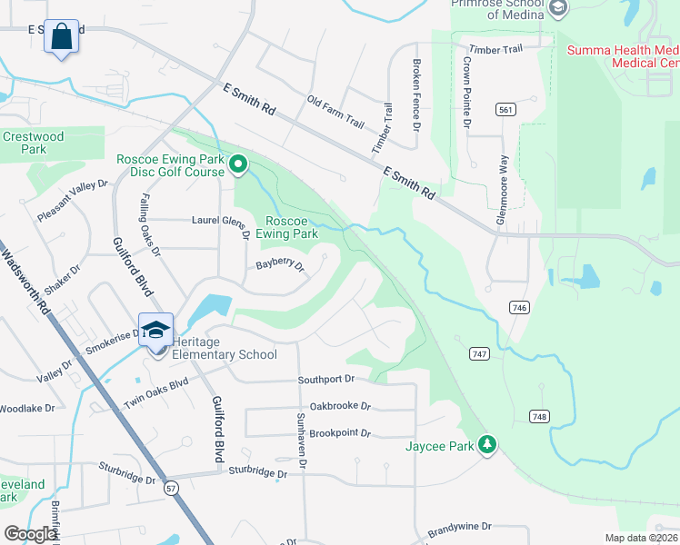 map of restaurants, bars, coffee shops, grocery stores, and more near in Medina